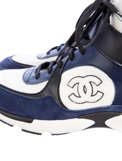 chanel leather sneakers|chanel high top sneakers 2021.